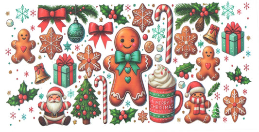 GINGERBREAD MAN AND CANDY CANE