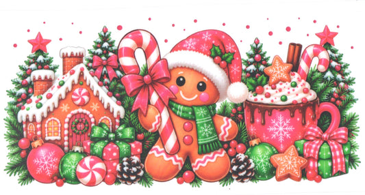 GINGERBREAD MAN AND HOUSE
